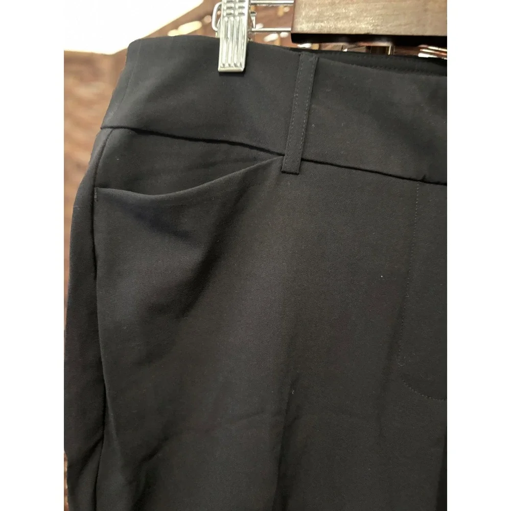 Time and Tru Women Black Trouser Pants 12 P Mid-Rise Bootcut Work‎ Casual